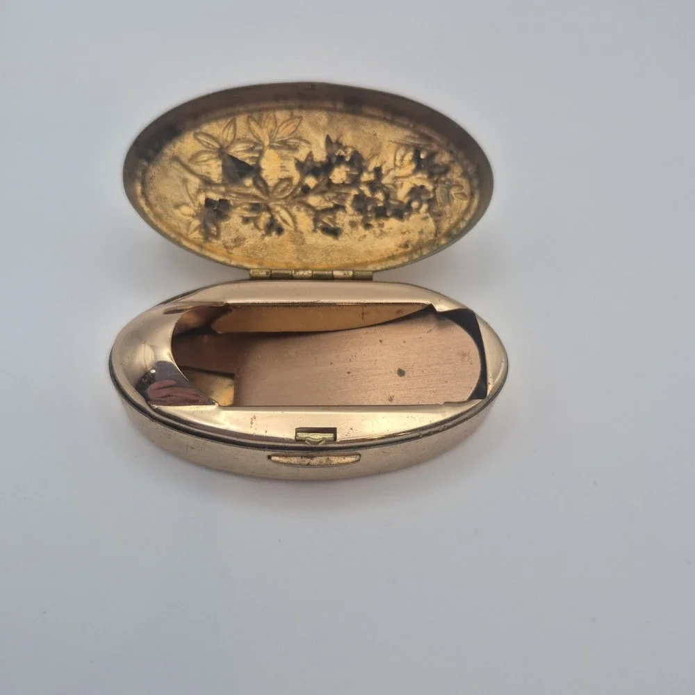 Vintage Max Factor Lipstick Compact Case  1950's  READ